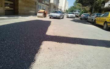 
معابر اصلی آسیب‌دیده آسفالت آسفالت می شوند