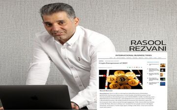 رسول رضوانی؛ چهره اثرگذار فناوری بلاکچین در سال 2025  در بین ده کارافرین برتر دنیا