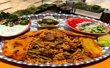 این غذا خیلی دلبره|  استانبولی پلو با گوشت خورشتی