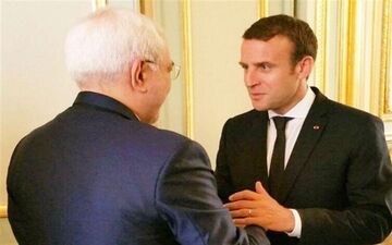 ظریف: گفتگو با آقای ماکرون،خوب و سازنده بود!