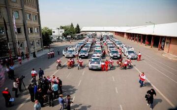477 پایگاه امداد و نجات بین شهری در خدمت زائران اربعین است