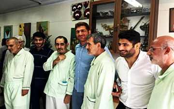 اقدام تحسین برانگیز گوش شکسته‌ها به مناسبت زادروز اسطوره کشتی جهان + فیلم 