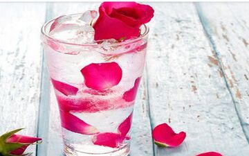 چند درمان خانگی با گلاب