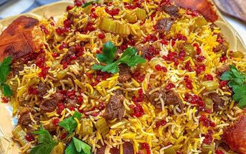 طرز تهیه پلو شاه عباسی خوشمزه و مخصوص: روش رستورانی با طعمی اصیل