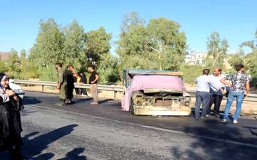 مرگ مادر و کودک تفتی در حادثه آتش سوزی