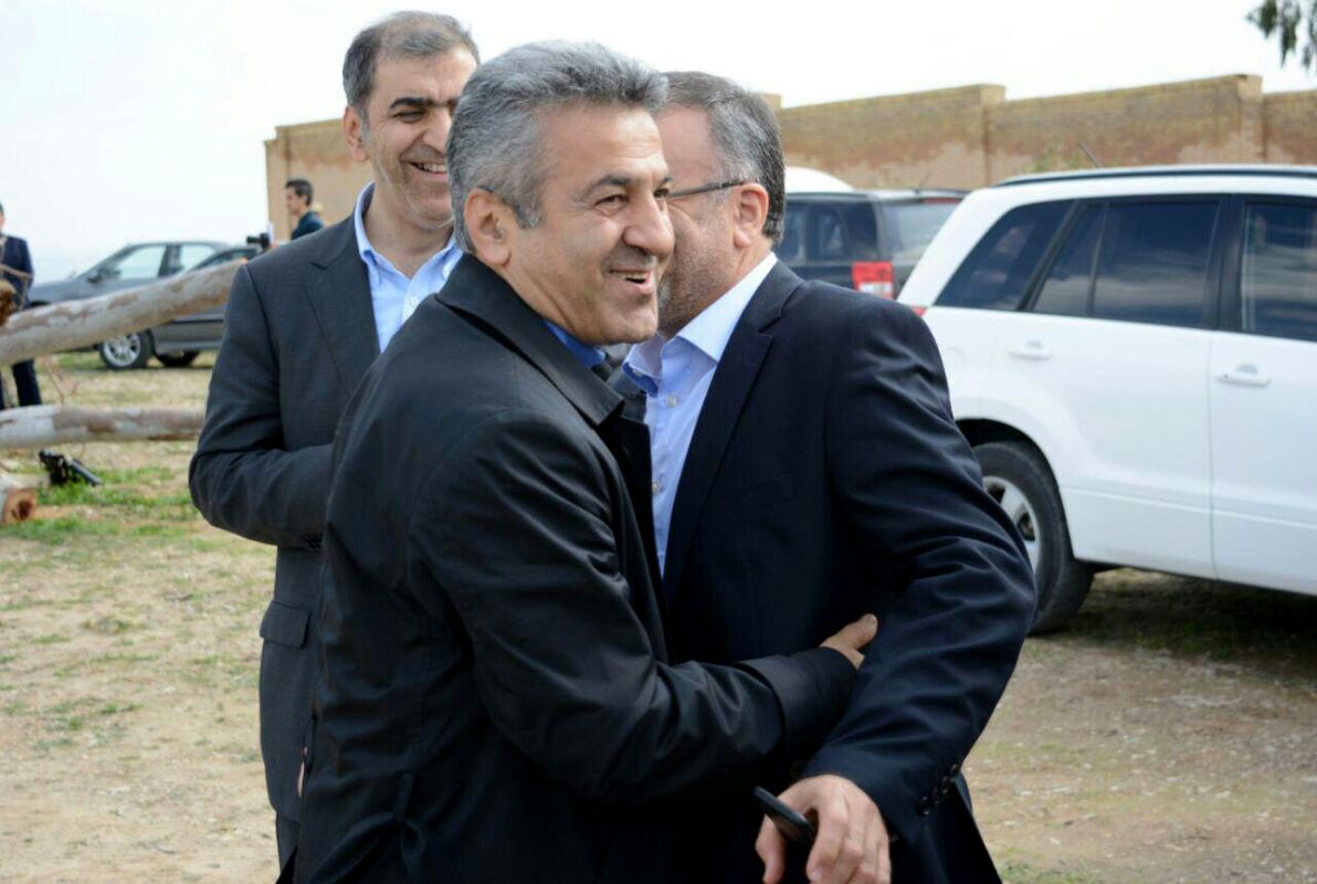 حضور روسای فدراسیون‌های ورزشی در مرز خسروی شهرستان قصر شیرین 