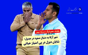 شهر آرکا البرز به دنبال صعود در جدول؛ شایان دیزل در پی امتیاز حیاتی