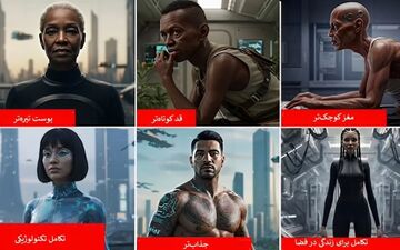 پیش‌بینی تغییرات ظاهری انسان‌ها در هزار سال آینده به کمک هوش مصنوعی
