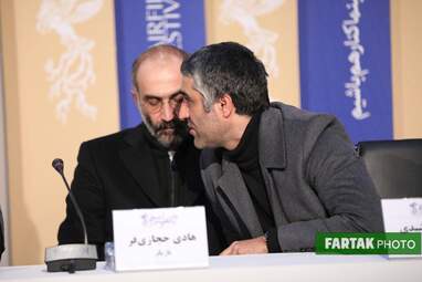 نشست خبری فیلم "دو زیست" با حضور پرسپولیسی معروف