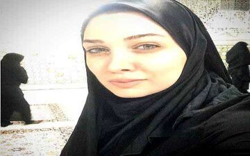 پوشش عزاداری پریچهر مشرفی در ایام محرم (عکس)