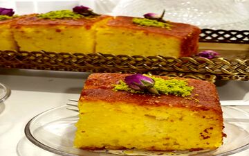 طرز تهیه  کیک زعفرانی | اینجوری خیلی عالی میشه!
