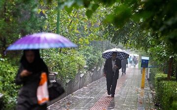 بارش پراکنده در برخی مناطق/افزایش دمای در نیمه غربی کشور