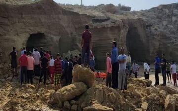 یک نفر بر اثر ریزش صخره فوت کرد