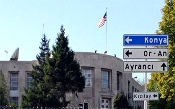  سفارت آمریکا در آنکارا تعطیل شد