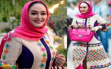 الهام حمیدی از شلوار چسبان و لباس کوتاه خود رونمایی کرد! | این نوع پوشش از الهام حمیدی بعید بود!!!