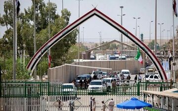 استقرار اتوبوس‌ها در مرز خسروی برای انتقال زوار به کربلا