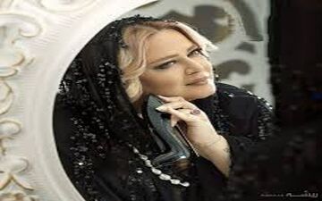 تیپ عجیب بهاره رهنما در یک مهمانى به همراه همسرش