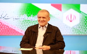 مسعود پزشکیان رئیس جمهور منتخب: سپاس ایران


