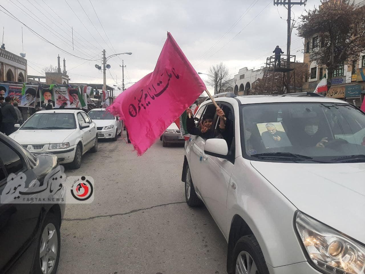 گزارش تصویری/ حضوری پر اقتدار از مردم کرمانشاه در راهپیمایی۲۲ بهمن