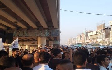 تظاهرات عراقی‌ها علیه دخالت آمریکا در امور داخلی کشورشان