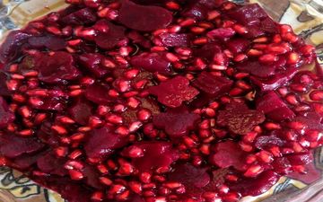 طرز تهیه ترشی لبو و انار خوشمزه خانگی!