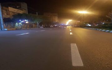 سطح معابر شهر کرمانشاه خط کشی می‌شود