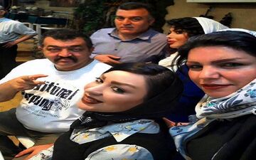  شقایق دلشاد در رستوران احمد ایراندوست