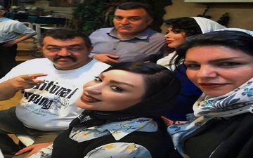  شقایق دلشاد در رستوران احمد ایراندوست