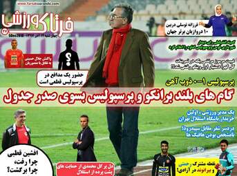 روزنامه های چهارشنبه 14 آذر 97