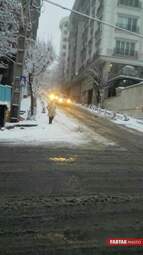 برف در تهران