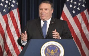  پامپئو: شما می توانید اثرات اقتصادی را از صدای مردم ایران بشنوید