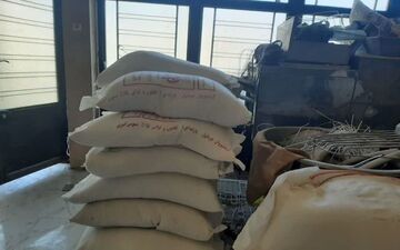 کشف ۴۰۰کیسه آرد یارانه ای قاچاق از یک انبار ،در سطح شهرستان ایلام
