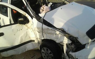 مرگ‌ دلخراش راننده سمند بر اثر برخورد با کامیون در گرگان