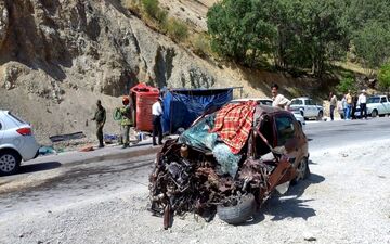 تصادف هولناک در جاده کاکان