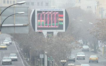هوای شیراز و کرمان ناسالم است
