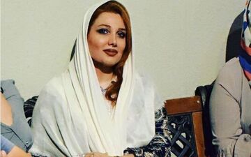 تصویری از پوشش و میکاپ پریچهر مشرفی در یک مراسم (عکس)
