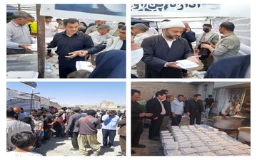 پذیرایی اززوار برگشتی درموکب شهرشباب+فیم
