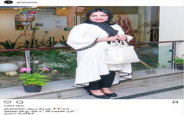 پوشش و میکاپ ژاله درستکار در فرهنگسرای ارسباران + عکس