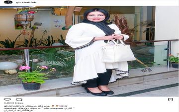 پوشش و میکاپ ژاله درستکار در فرهنگسرای ارسباران + عکس
