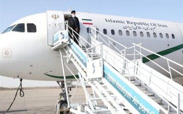 رئیسی در سومین سفر استانی وارد طبس شد