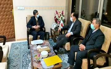 دیدار معاون عمرانی استاندار ایلام با معاون وزیر و رییس سازمان شهرداری ها و دهیاری های کشور