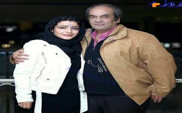 عکسی دیده نشده از خانم بازیگر مشهور و پدرش