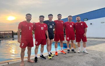
تمرین سبک ملی‌پوشان فوتسال در هتل
