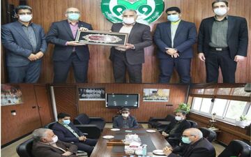 دیدار مدیرکل امور اجتماعی استانداری استان اصفهان با مدیرعامل باشگاه ذوب‌آهن