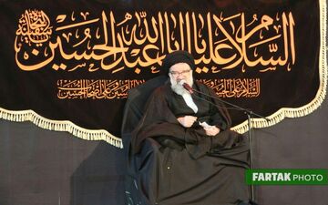 مراسم درگذشت والده مکرمه حجت‌الاسلام  رئیس سازمان گسترش اقتصاد مقاومتی به روایت تصویر