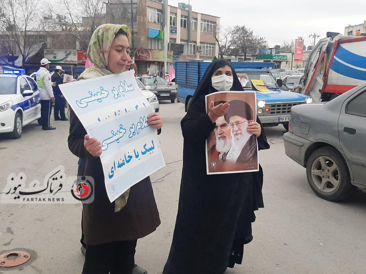 گزارش تصویری/ حضوری پر اقتدار از مردم کرمانشاه در راهپیمایی۲۲ بهمن