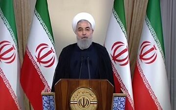 مشروح سخنان روحانی در مورد خروج آمریکا از برجام + فیلم