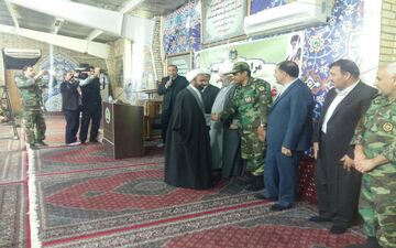 آیین معارفه رییس عقیدتی سیاسی قرارگاه تاکتیکی لشکر ۸۱ زرهی کرمانشاه (به روایت تصویر)