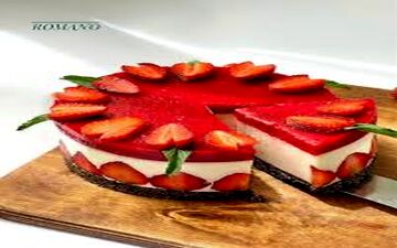 طرز تهیه  چیز کیک توت فرنگی !