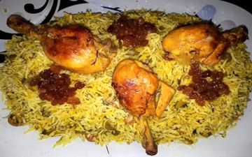 غذایی فوق العاده خوش عطر و با طعمی بی نظیر | آموزش پخت کته سبزی پلو با مرغ
